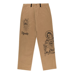 RIPNDIP MOTHER MARY PANTS-TAN