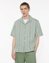 MAISON KITSUNE M RESORT SHIRT-VERT-DE-GRIS