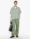 MAISON KITSUNE M RESORT SHIRT-VERT-DE-GRIS