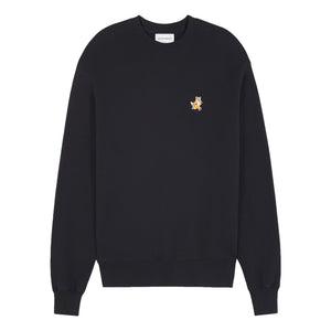 MAISON KITSUNE M SPEEDY FOX PATCH COMFORT SWEATSHIRT-BLACK
