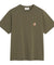 MAISON KITSUNE M SPEEDY FOX PATCH COMFORT TEE-SHIRT-BAY LEAF