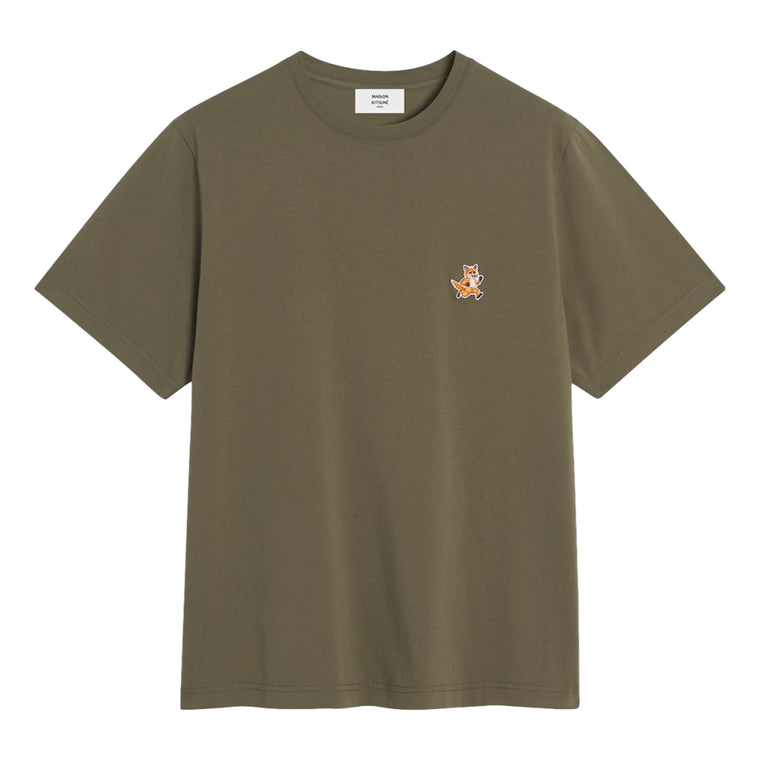 MAISON KITSUNE M SPEEDY FOX PATCH COMFORT TEE-SHIRT-BAY LEAF