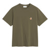MAISON KITSUNE M SPEEDY FOX PATCH COMFORT TEE-SHIRT-BAY LEAF