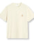 MAISON KITSUNE M SPEEDY FOX PATCH COMFORT TEE-SHIRT-WARM STONE