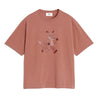 MAISON KITSUNE M SPEEDY FOX PRINT OVERSIZE TEE-SHIRT-BRUNETTE
