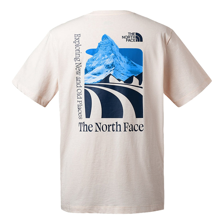 THE NORTH FACE M S/S PLACES WE LOVE TEE - AP-GARDENIA WHITE