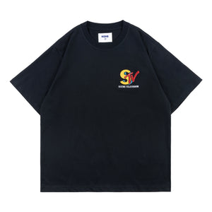 SCENE BY ICE FIRE RETRO 80'S GRAPHIC TEE 04 // BLACK (STV)-BLACK