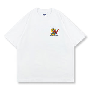 SCENE BY ICE FIRE RETRO 80'S GRAPHIC TEE 04 // WHITE (STV)-WHITE