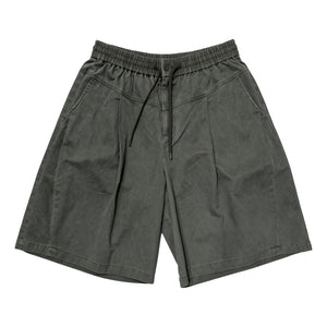 ARCHIVAL REINVENT MUD DYE SHORTS-GREEN