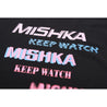 MISHKA W MULTI KEEP WATCHPRINTED T-SHIRT-BLACK