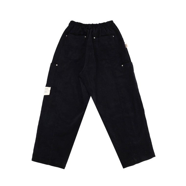 A[S]USL MULTI POCKET CORDUROY PANTS-BLACK