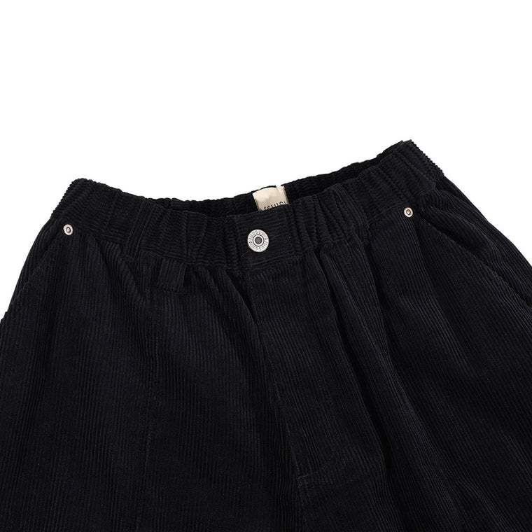 A[S]USL MULTI POCKET CORDUROY PANTS-BLACK