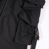 A[S]USL MULTI POCKETS BALLOON PANTS-BLACK