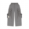 A[S]USL MULTI POCKETS BALLOON PANTS-GREY