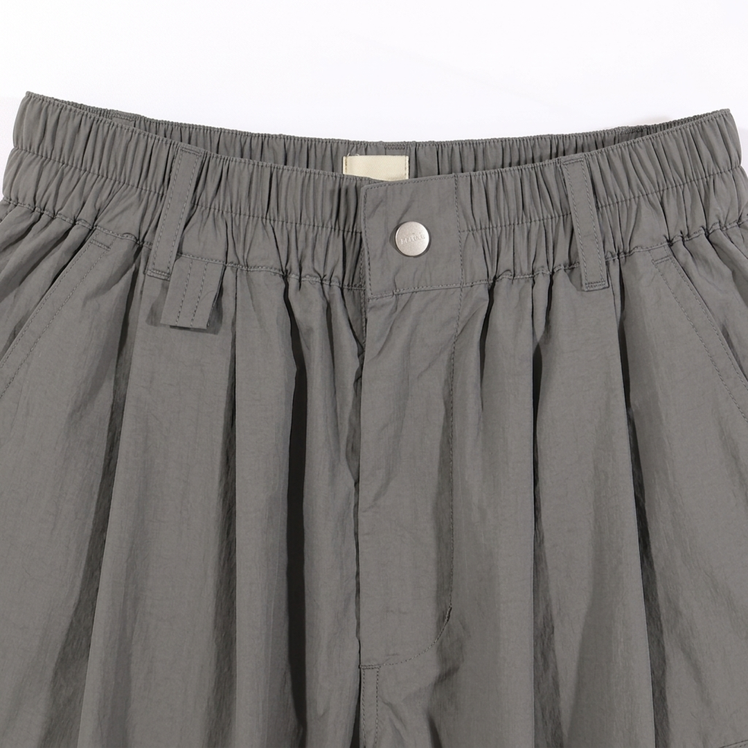 A[S]USL MULTI POCKETS BALLOON PANTS-GREY