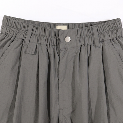 A[S]USL MULTI POCKETS BALLOON PANTS-GREY