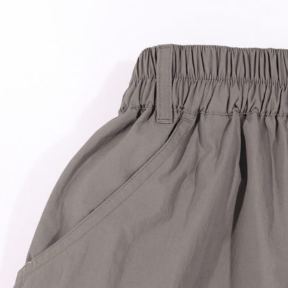 A[S]USL MULTI POCKETS BALLOON PANTS-GREY