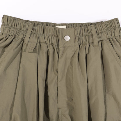 A[S]USL MULTI POCKETS BALLOON PANTS-OLIVE