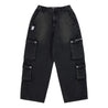 NEUTRAL SOCIETY MULTI POCKETS DENIM PANTS-BLACK DENIM