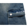 NEUTRAL SOCIETY MULTI POCKETS DENIM PANTS-BLUE DENIM