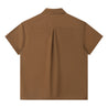 OPEN DIALOGUE MULTI POCKET SHIRT-BROWN