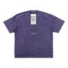 2ND CLOSET "McRECEIPT" ACID WASHED T-SHIRT-WASHED PURPLE