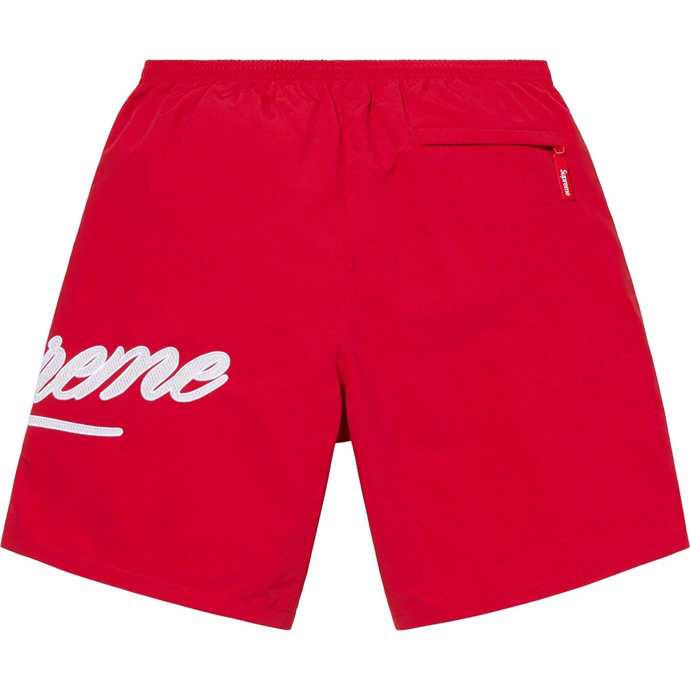 SUPREME MESH SCRIPT WATER SHORT-RED