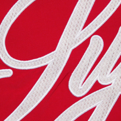 SUPREME MESH SCRIPT WATER SHORT-RED