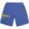 SUPREME MESH SCRIPT WATER SHORT-NAVY
