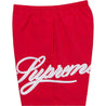 SUPREME MESH SCRIPT WATER SHORT-RED