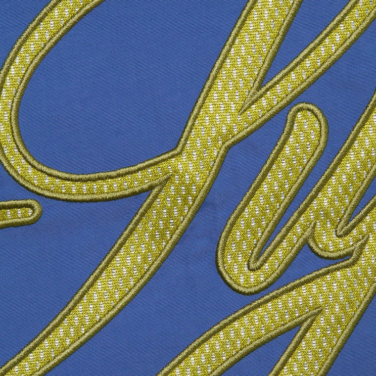 SUPREME MESH SCRIPT WATER SHORT-NAVY