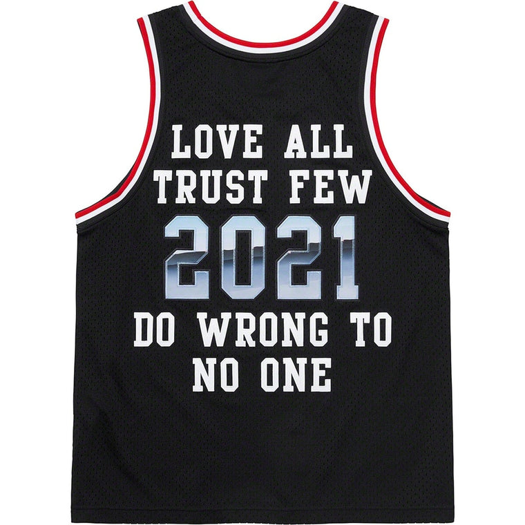 SUPREME MITCHELL&NESS BASKETBAL JERSEY-BLACK