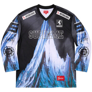 SUPREME MOUNTAIN HOCKEY JERSEY-BLACK