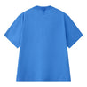 ESPRIT MULTICOLOUR EMBROIDERED LOGO CREW NECK T-SHIRT（UNISEX）-BLUE