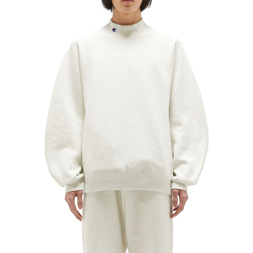 N.HOOLYWOOD N.HOOLYWOOD X CHAMPION SWEAT SHIRT-OATMEAL