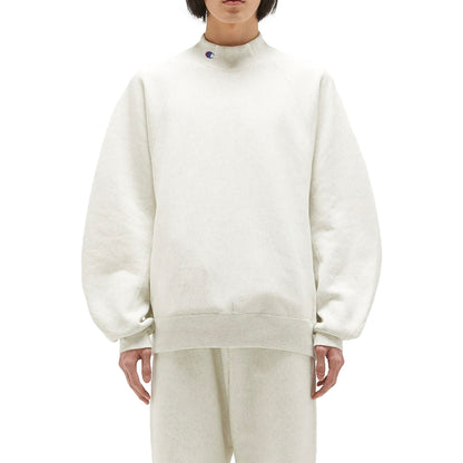 N.HOOLYWOOD N.HOOLYWOOD X CHAMPION SWEAT SHIRT-OATMEAL
