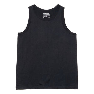 Nanamica NANAMICA LOOPWHEEL COOLMAX JERSEY TANK-BLACK
