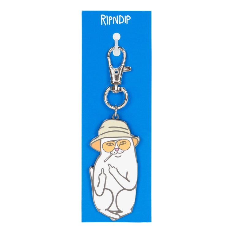RIPNDIP NERMAL S THOMPSON KEYCHAIN-SILVER