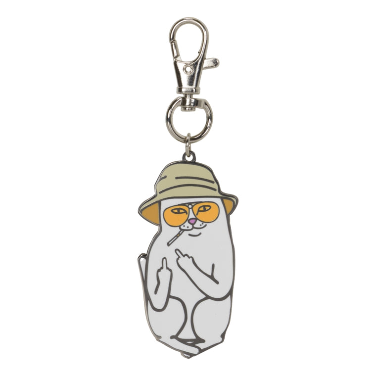 RIPNDIP NERMAL S THOMPSON KEYCHAIN-SILVER