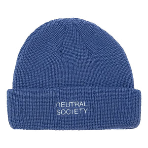 NEUTRAL SOCIETY NEUTRAL SOCIETY BEANIE-NAVY