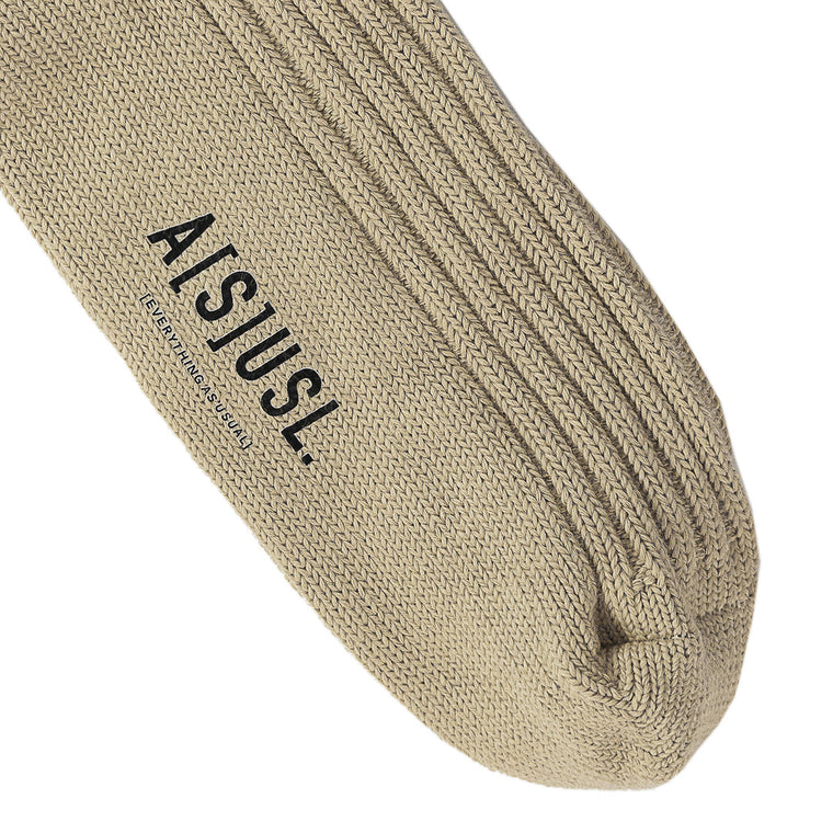 A[S]USL NEW SIGNATURE SOCKS-BEIGE