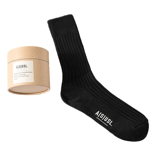 A[S]USL NEW SIGNATURE SOCKS-BLACK