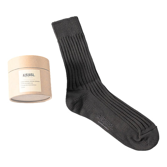 A[S]USL NEW SIGNATURE SOCKS-CHARCOAL