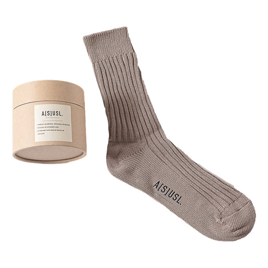 A[S]USL NEW SIGNATURE SOCKS-MOKA