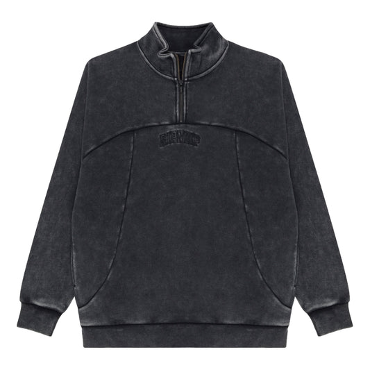 RIPNDIP NIGHT QUARTER ZIP SWEATSHIRT-BLACK
