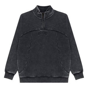 RIPNDIP NIGHT QUARTER ZIP SWEATSHIRT-BLACK