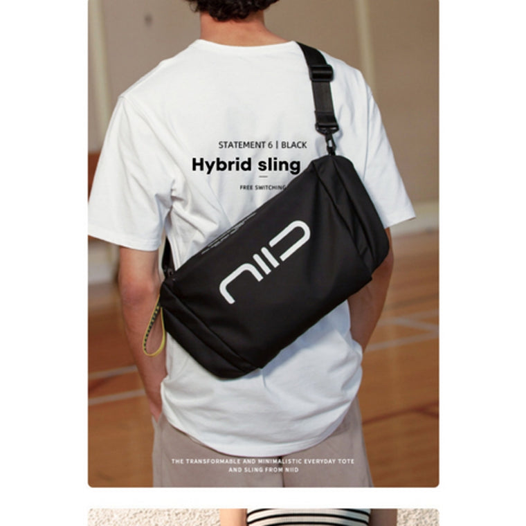 NIID NIID ST@TEMENT S6 HYBRID SLING BAG / BLACK-BLACK