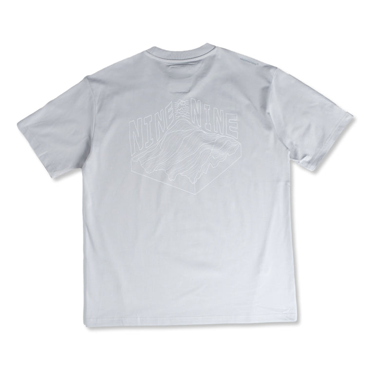 NINE POINT NINE NINEPOINTNINE MOUNTAIN S/S TEE-GREY