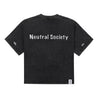 NEUTRAL SOCIETY NO ENEMIES TEE-WASHED BLACK