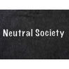 NEUTRAL SOCIETY NO ENEMIES TEE-WASHED BLACK